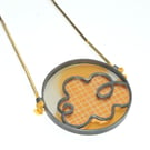 Sunshine and showers necklace yellow