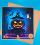Halloween Card, Large, Handmade