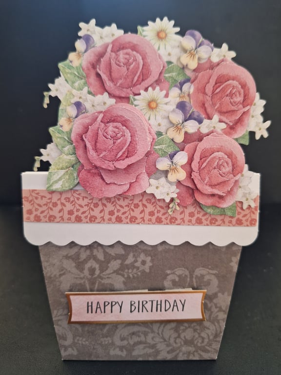 Freestanding Flowerpot card