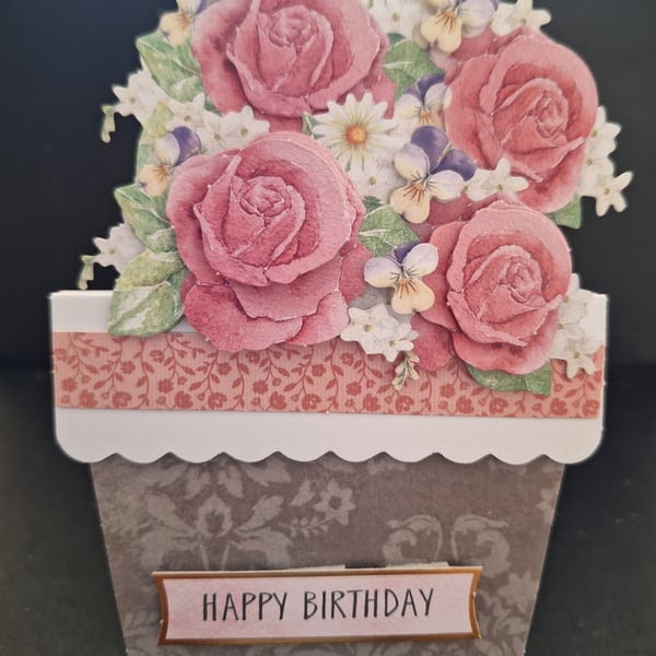 Freestanding Flowerpot card