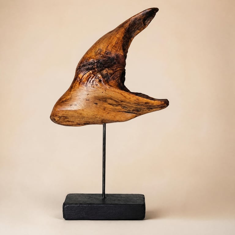 The Angel Fish - One-of-a-Kind Driftwood Sculpture