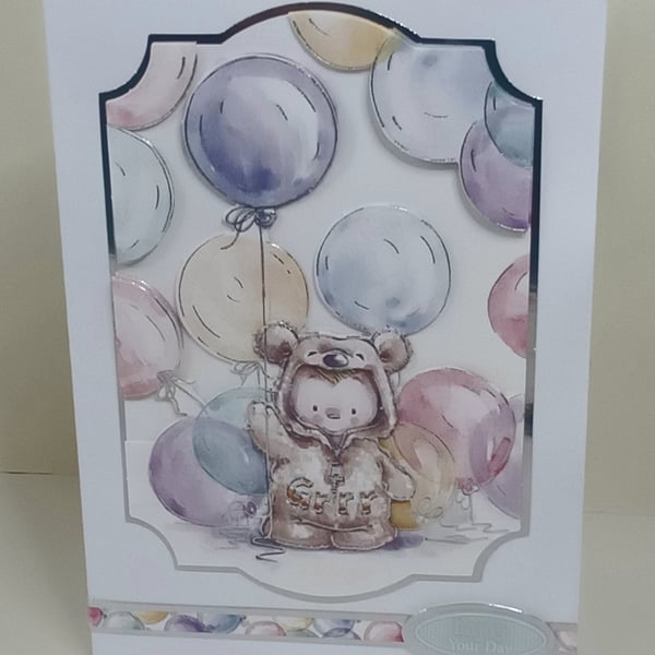 Handmade Card for Child, Enjoy Your Day 