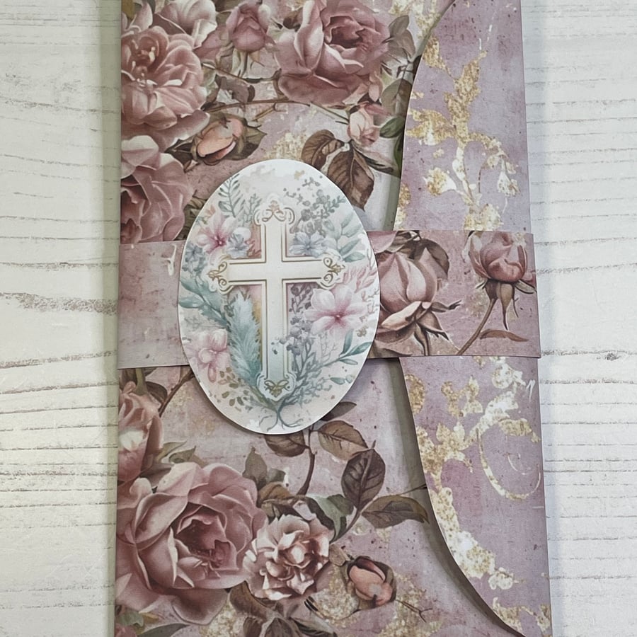  Folio and Rosary - Rose Faith by Carolee Crafts PB4 - 0027