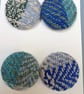 Blue Covered Buttons  - Image 1