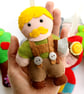 Make Your Own felt Little Red Riding Hood Garland Kit. Sewing pattern - Image 8