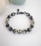 Dalmatian jasper beaded bracelet - Image 5