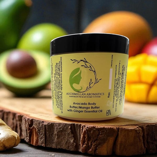 Avocado & Mango Body Butter with Ginger Essential Oil