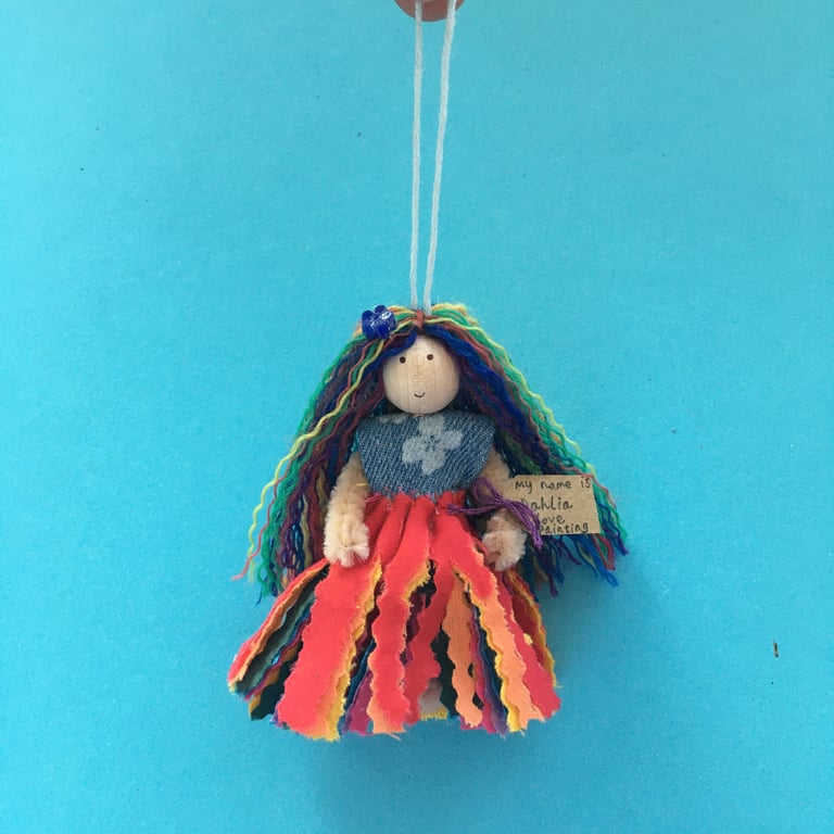 Rainbow Fairy Doll Decoration, Pride Month Decoration