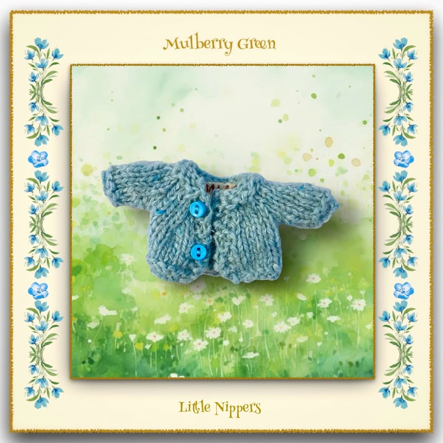 Little Nippers Blue Cardigan 