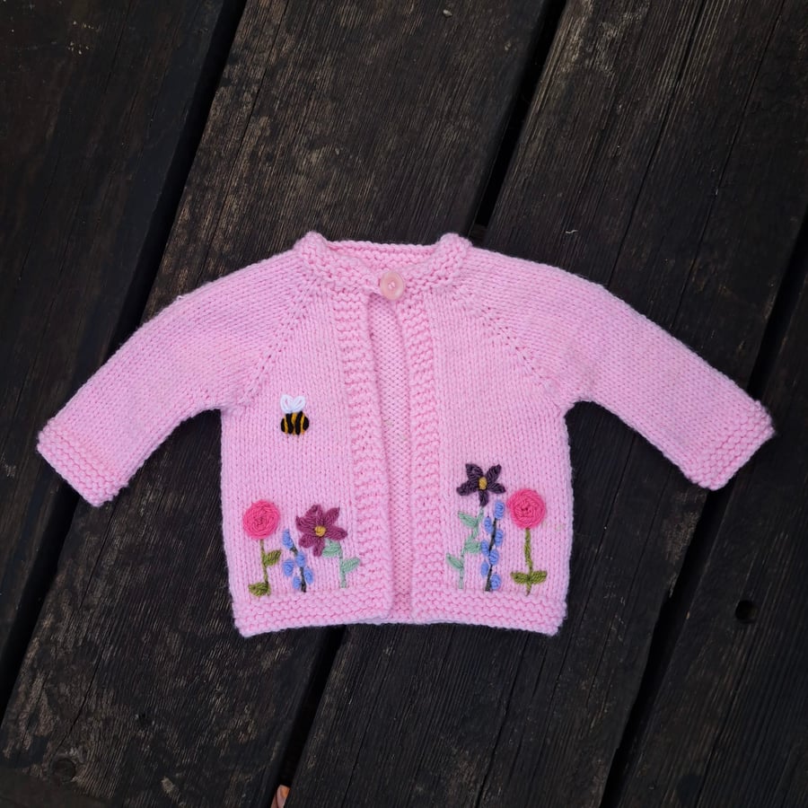 Embroidered Cardigan