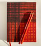 Handmade A5 Journal with Abstract Print 1950's Vintage Fabric - Image 1