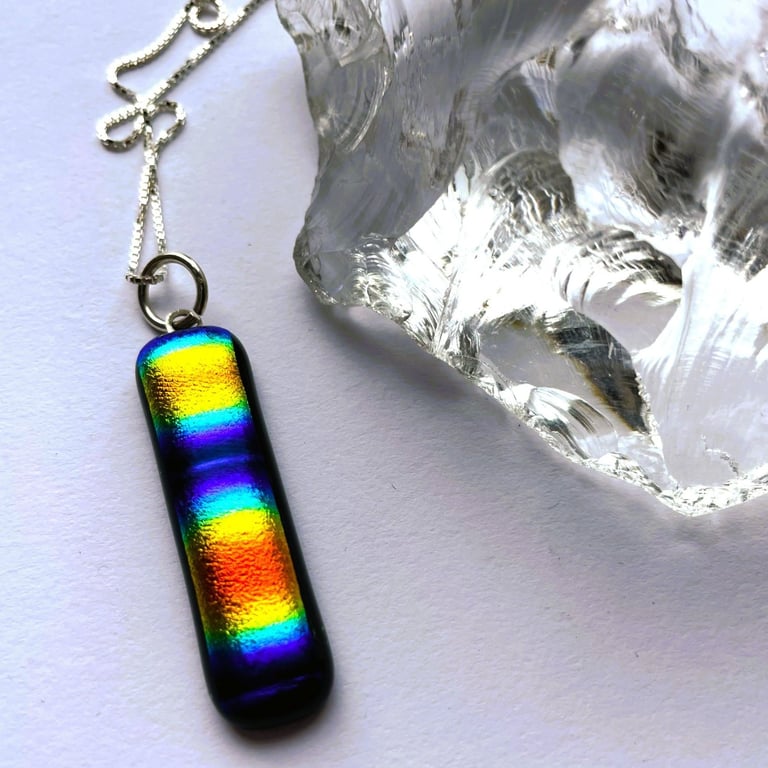 Glass Rainbow Pendant