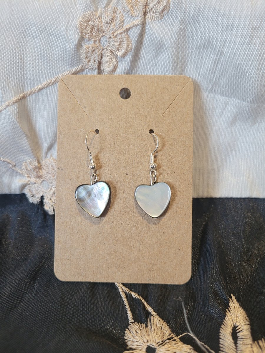 S925 Sterling Silver Earrings - Shiny Hearts