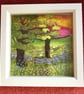 Needle felted landscape picture  - Image 1
