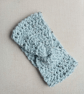 CROCHET Ladies Duck Egg Headband - Image 3