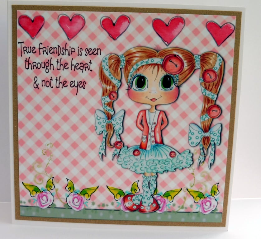 C2312 - True Friendship is seen through the heart...