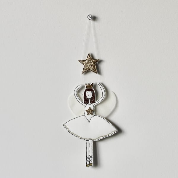 Special Order for Carole - 'Fairy Holding a Star' - Hanging Decoration