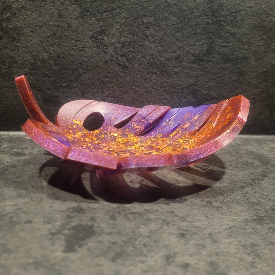 Handmade Monstera Leaf Dish