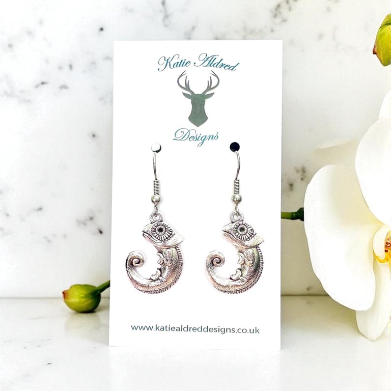 Charm Earrings - Chameleon