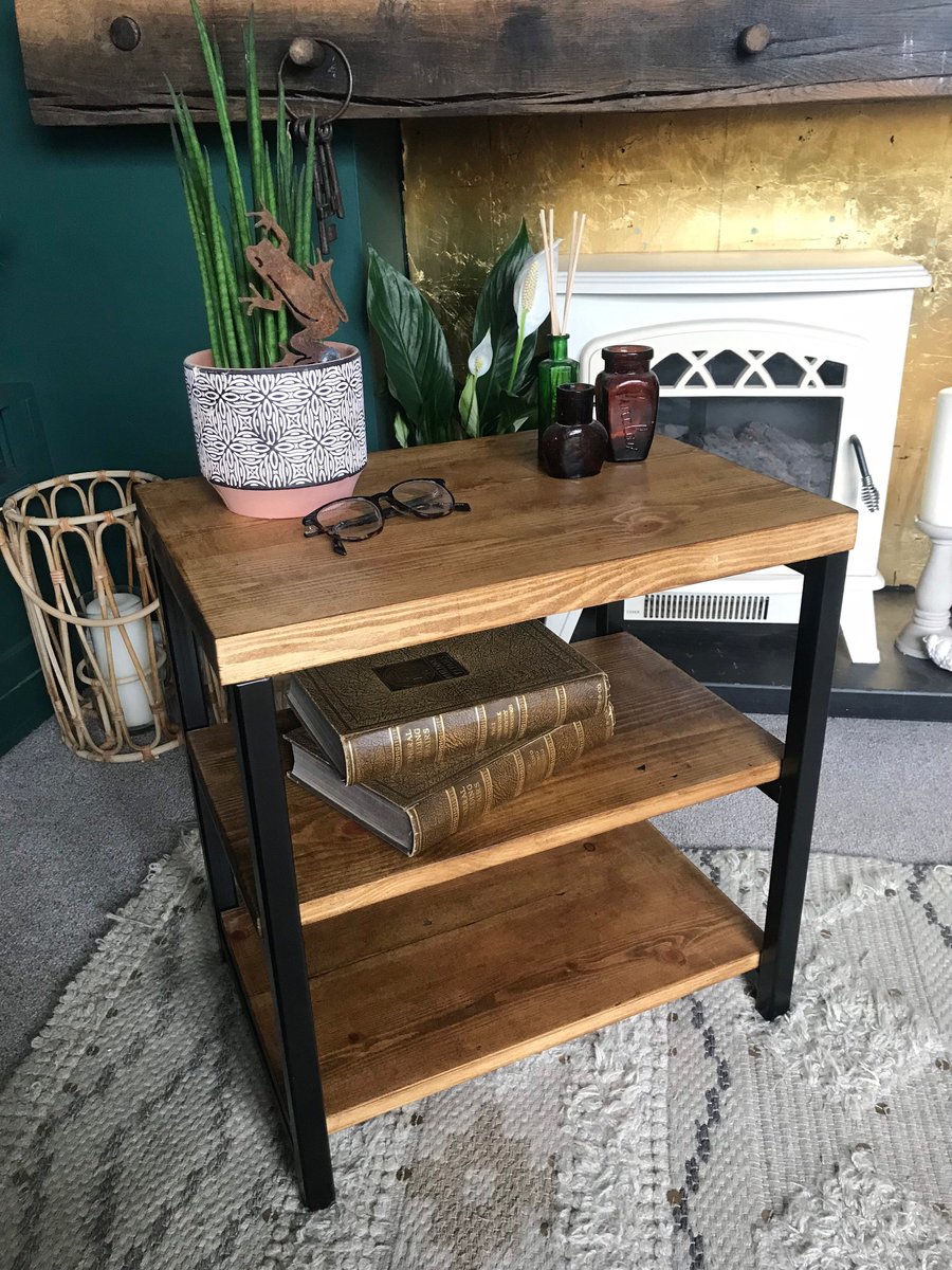 Small Industrial Storage Unit bedside table