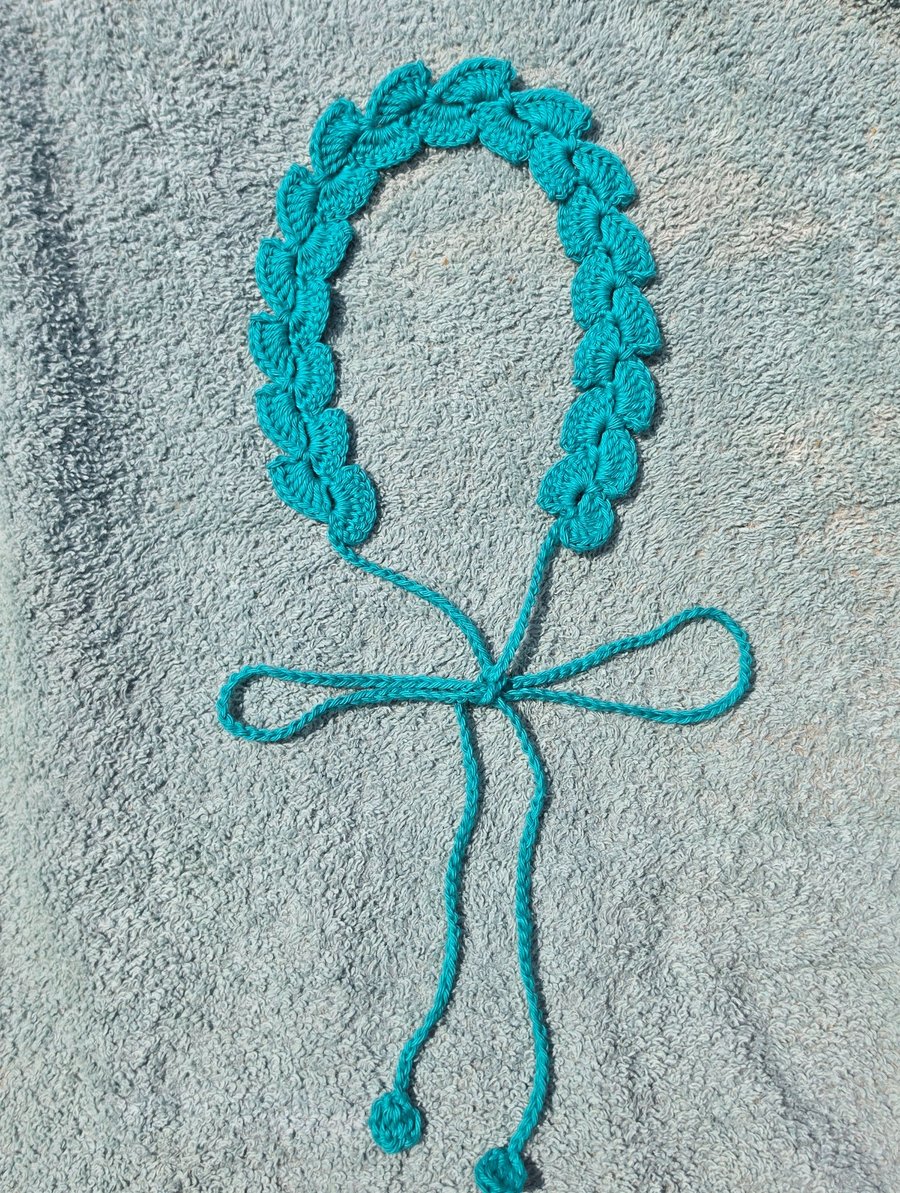 Handmade crochet headband