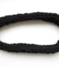 Hand-knitted infinity cosy chunky winter scarf in black - Image 3