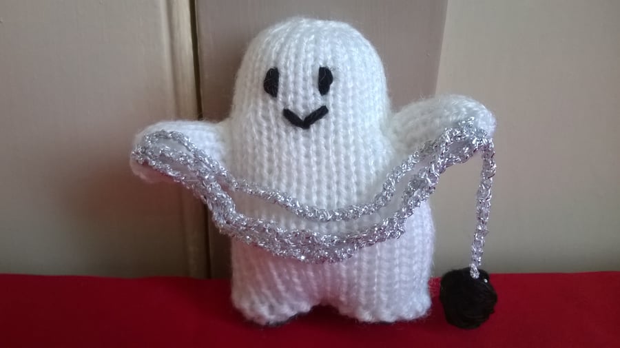 Hand Knitted Ghost Halloween