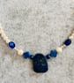 Natural Blue Stone Necklace - Image 2