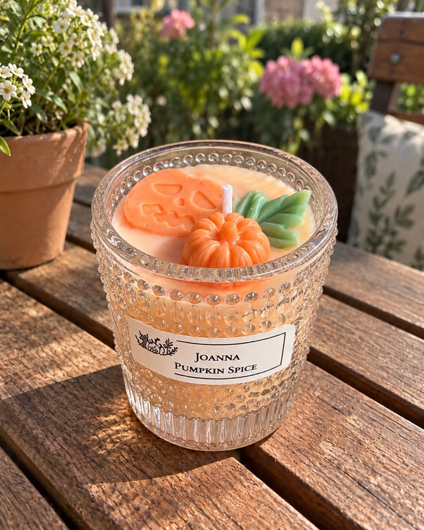 Handmade Pumpkin Spice Scented Candle