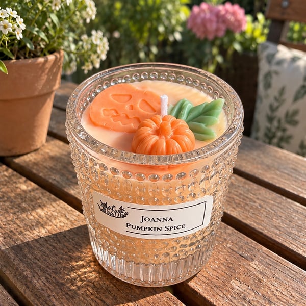 Handmade Pumpkin Spice Scented Candle