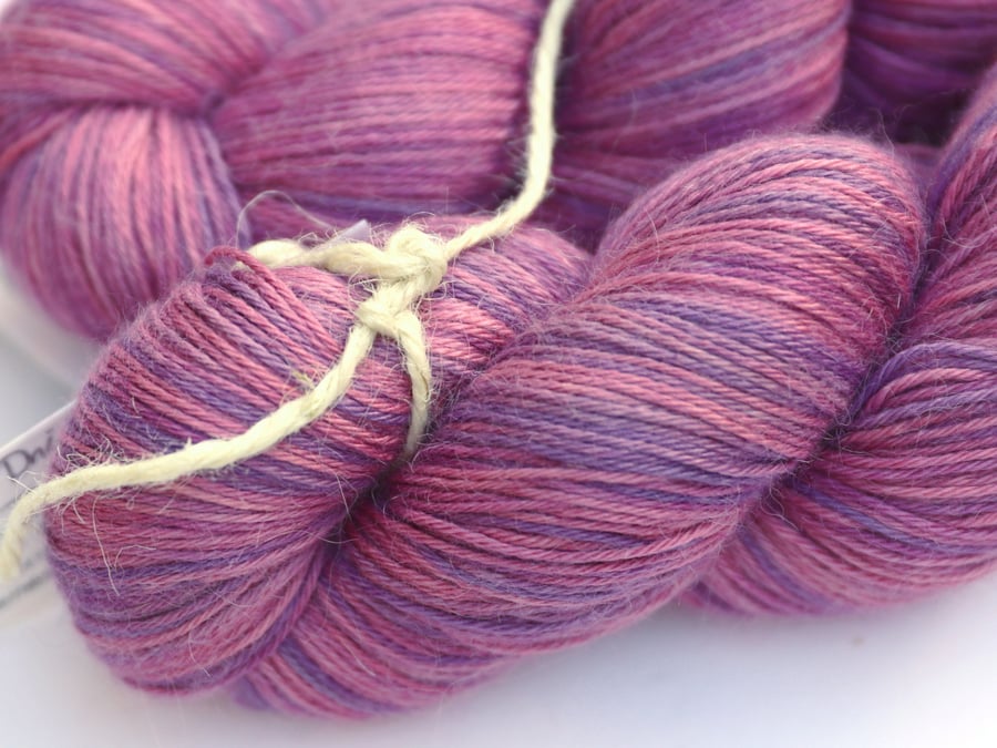 SALE: Dried Roses - Silky baby alpaca 4 ply yarn