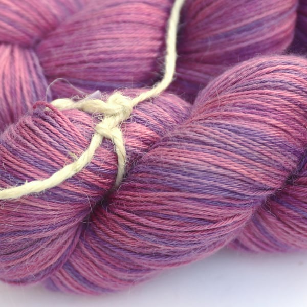 Dried Roses - Silky baby alpaca 4 ply yarn