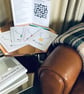 Cryptic crossword selection box, 5 themed crosswords - Image 1