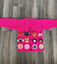 Hot pink fun cardigan - Image 3