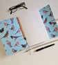 British Garden Bird Journal or Sketchbook, Lined, Dotted or Plain Paper A5