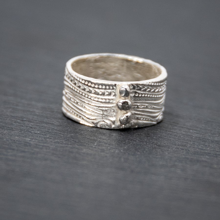 Silver Pattern Ring (FSR11)
