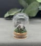 Miniature Trick Or Treat Ghost Scene Bell Jar Cloche 