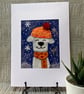 Festive Dog Christmas Card  - Image 2