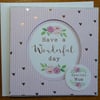 Special Mum Card (Grey Background) - Mother's Day or Birthday