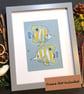 Copper-Banded Butterfly Fish - Original drawing , fish artwork - Image 5