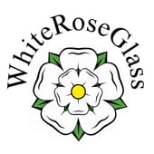 White Rose Glass Art