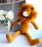 Handknitted Soft Body Lion - Image 1