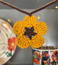 Autumn Crochet Flower Garland Bunting - Image 2