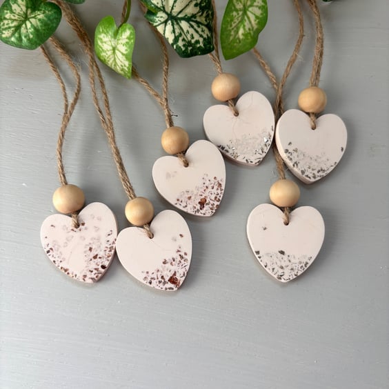 Heart Fragrance Diffuser Tags - Essential Oil Wardrobe & Home Scent