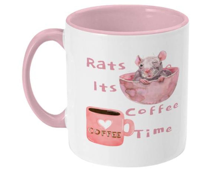 Rats Its Coffee Time Mug