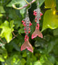 Maureen - Skeleton Mermaid Earrings  - Image 2