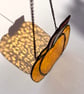 Orange stained glass pumpkin with draw your own kit - Image 5