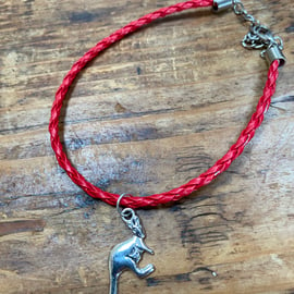  Red Kangaroo Bracelet (587)