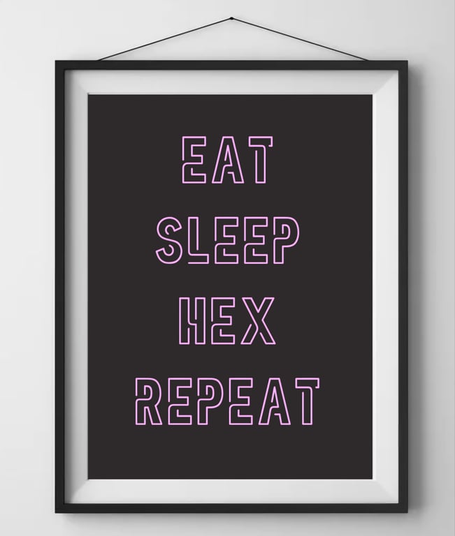 Witches Hex Wall Art Print