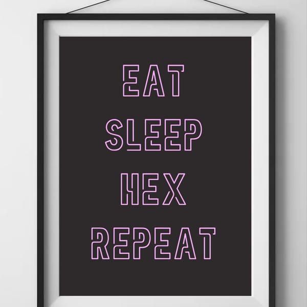 Witches Hex Wall Art Print